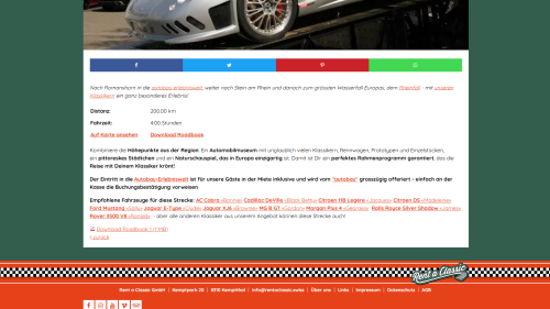 Roadbook Detailansicht