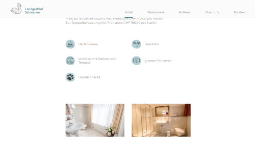 Hotelzimmer Detailseite