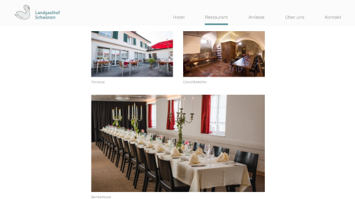 Restaurant Beispiel einer Standardseite