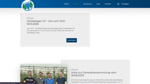 News Listenansicht