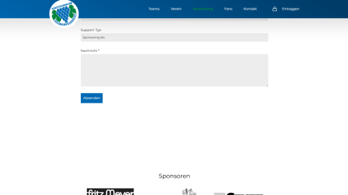 Sponsor werden Formular