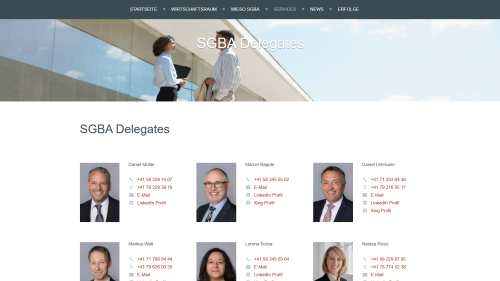 SGBA Delegates