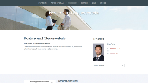 Wieso St. Gallen: Kostenvorteile