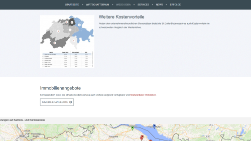 Wieso St. Gallen: Kostenvorteile