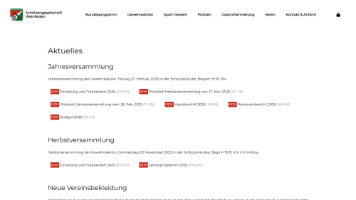 Aktuelles Beispiel von Gewehrsektion