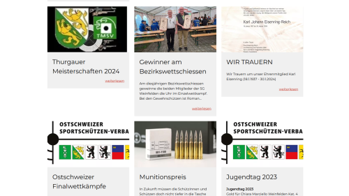 Aktuelles Listenansicht (Beispiel von Gewehrsektion)