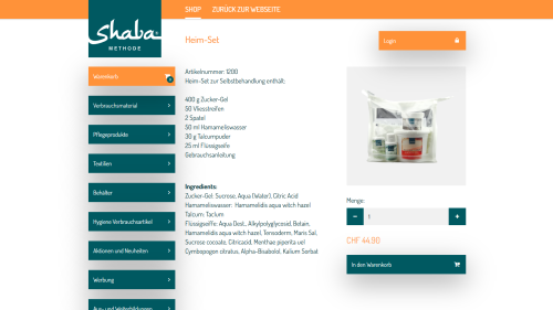 Shop Detailansicht
