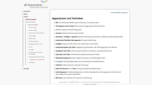 Apparaturen und Technik