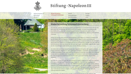 Wiederherstellung Schlosspark Arenenberg