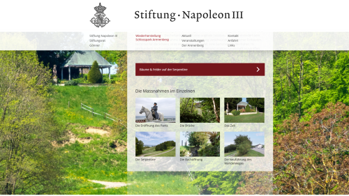 Wiederherstellung Schlosspark Arenenberg