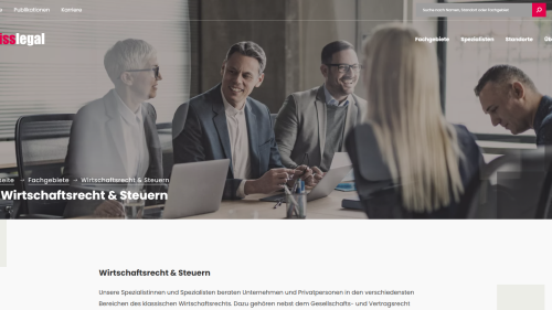 Fachgebiete Detailansicht