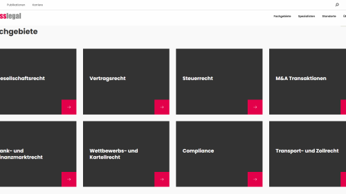 Fachgebiete Detailansicht