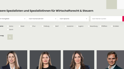 Fachgebiete Detailansicht