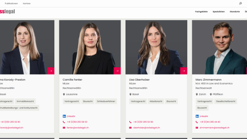 Fachgebiete Detailansicht