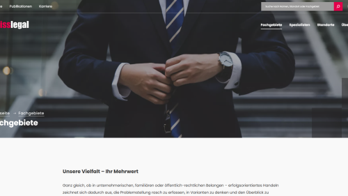 Fachgebiete Listenansicht
