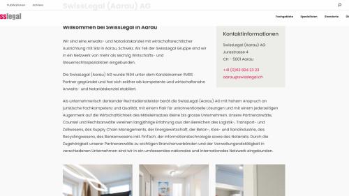 Standorte Detailansicht
