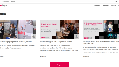 SwissLegal Startseite