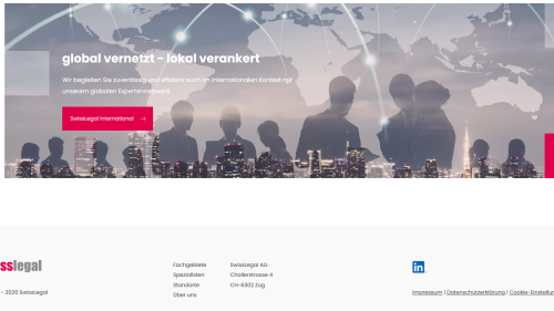 SwissLegal Startseite