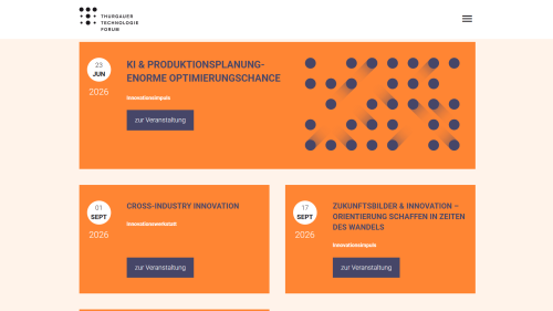 Innovationsanl&auml;sse Aktuellste Events