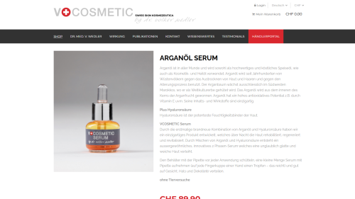 Shop Detailansicht