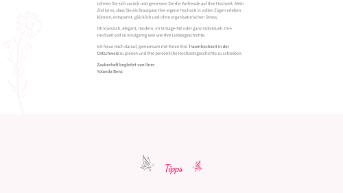 Startseite mit Illustrationen