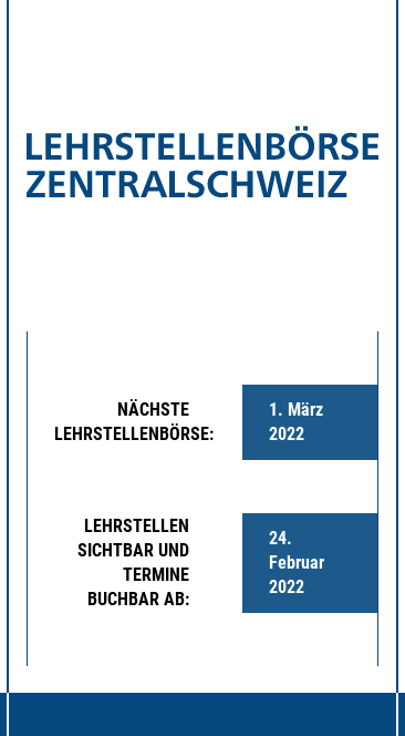 Lehrstellenbörse Zentralschweiz
