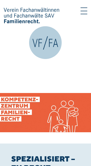 Verein Fachanwältinnen und Fachanwälte SAV - Familienrecht